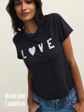 Z Supply Graphic Love T-Shirt Size XS